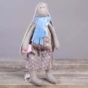 Игрушка ручной работы «Заяц», (gray)