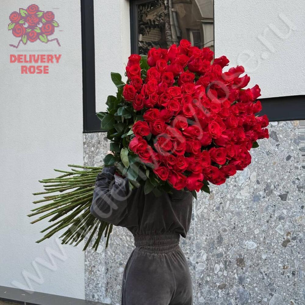 31 гигантская Красная роза 160 см 
