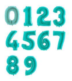 ФОЛЬГИРОВАННЫЕ ЦИФРЫ "ТИФФАНИ"