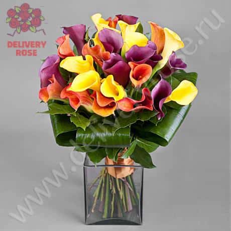 Букет с каллами «Каприз»