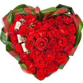 Цветочное сердце «Мелодия любви»