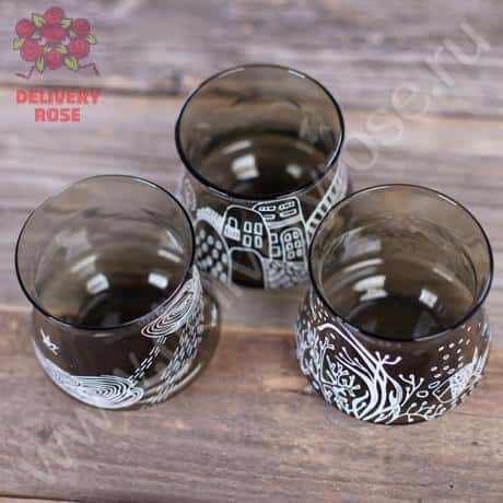 Набор из 3-х бокалов «City light Nature», 300 мл.