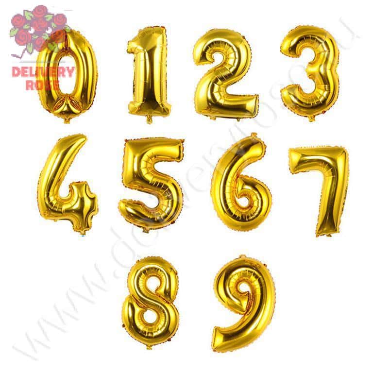 ФОЛЬГИРОВАННЫЕ ЦИФРЫ «ЗОЛОТО»